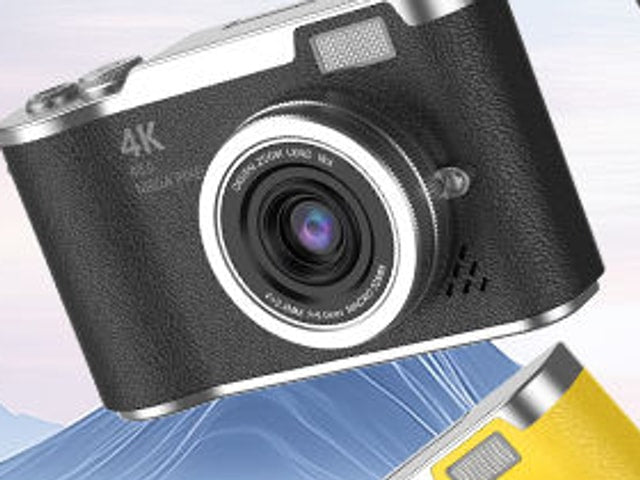 LK-007 Flip Screen Camera, Black